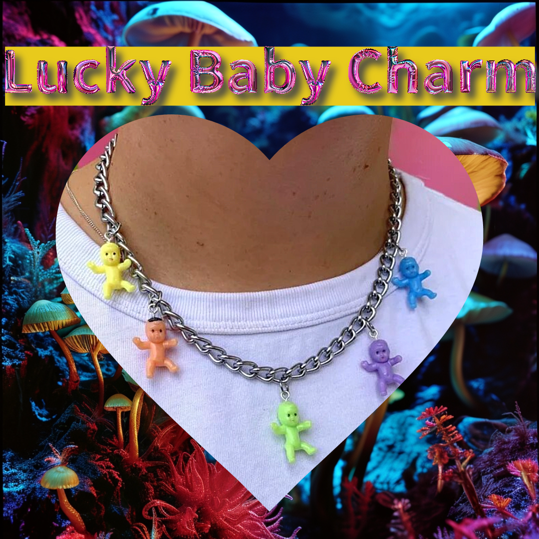 Lucky Baby Necklace Y2K