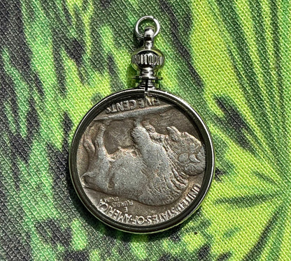 1937 Alien Buffalo Nickel Necklace