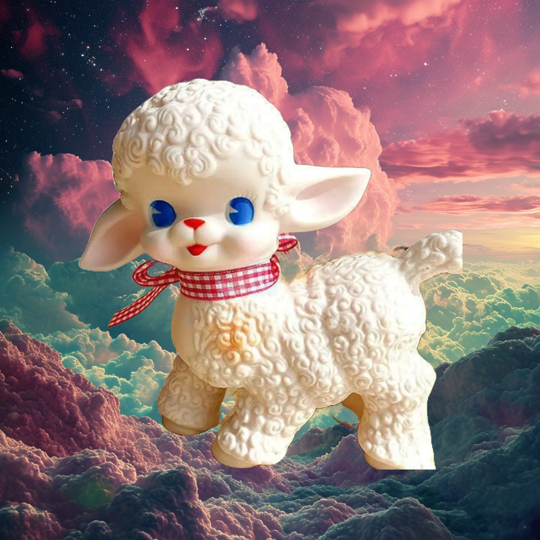 Sandy the Lamb: 1952 Retro Toy